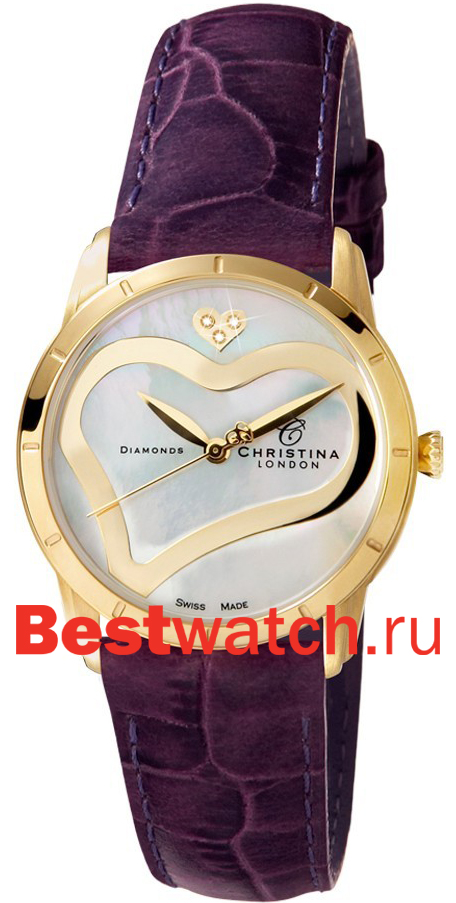 Часы Christina London Ladies 147GWPURPL